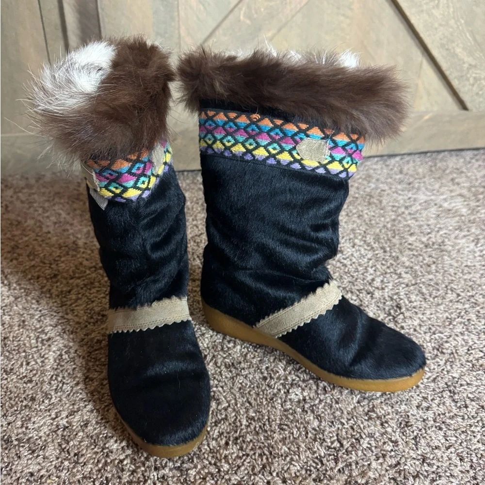 Tecnica Apres ski fur boots with warm lining Size 38 Made in Italy